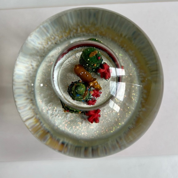 Nordstorm Holiday Snow Globe Deer with Christmas tree - Picture 3 of 7